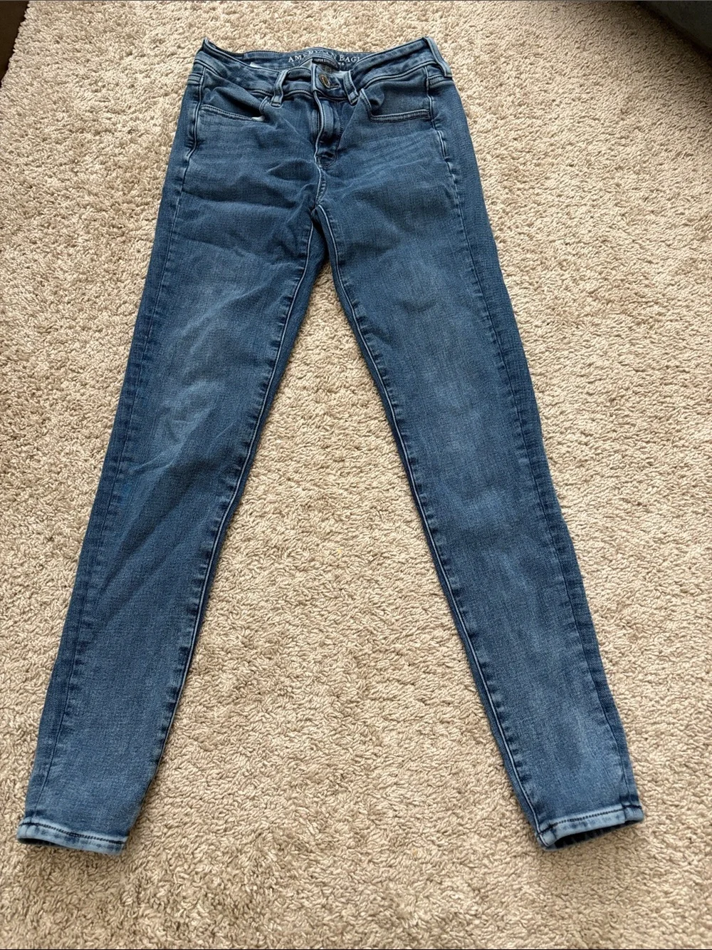 American Eagle Outfitters Dark Blue Skinny Jeans